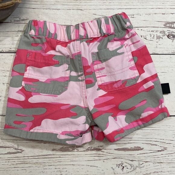 John Deere Pink Camouflage Shorts Size 24M - Picture 5 of 6